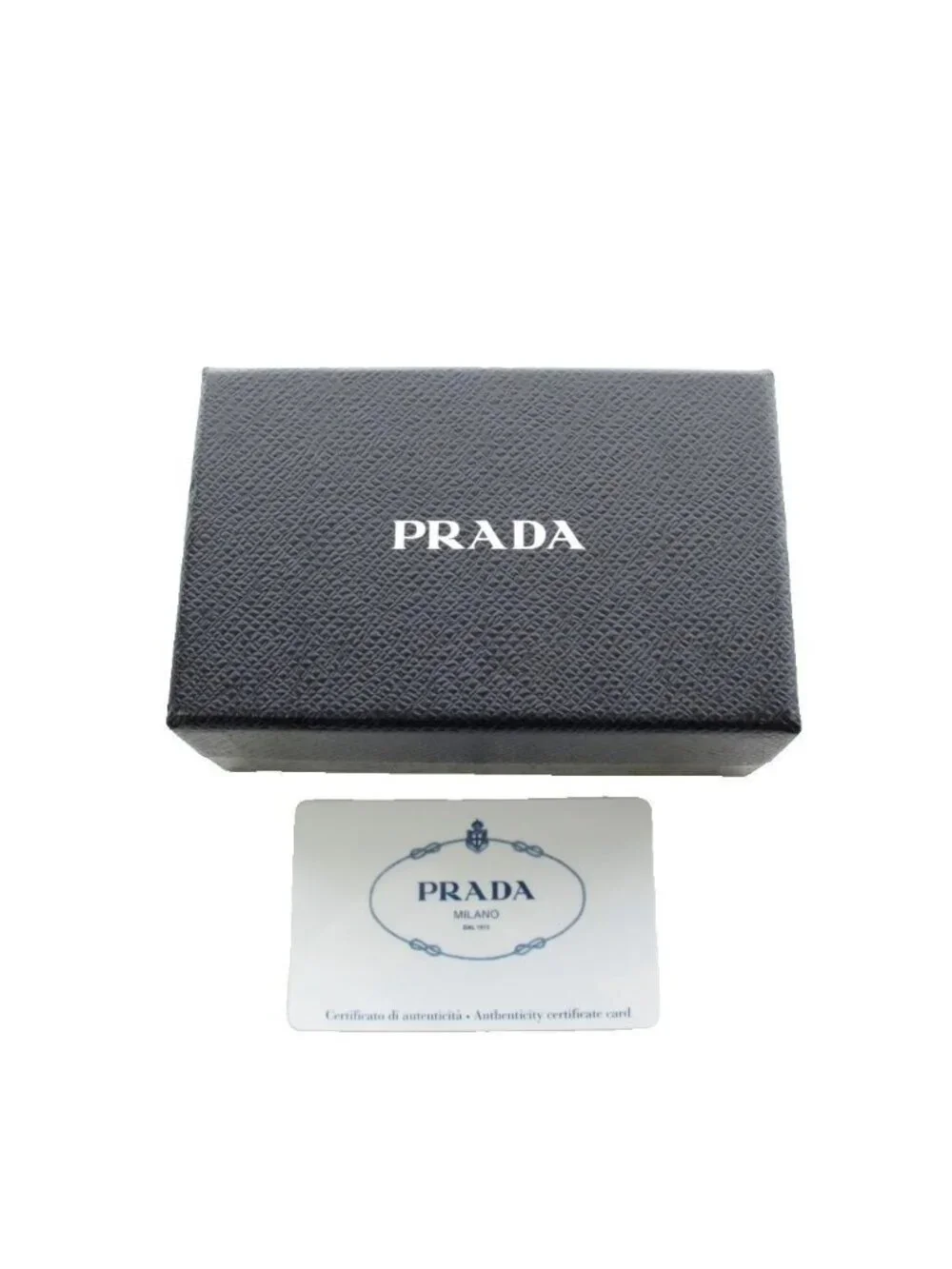 Prada name saffiano